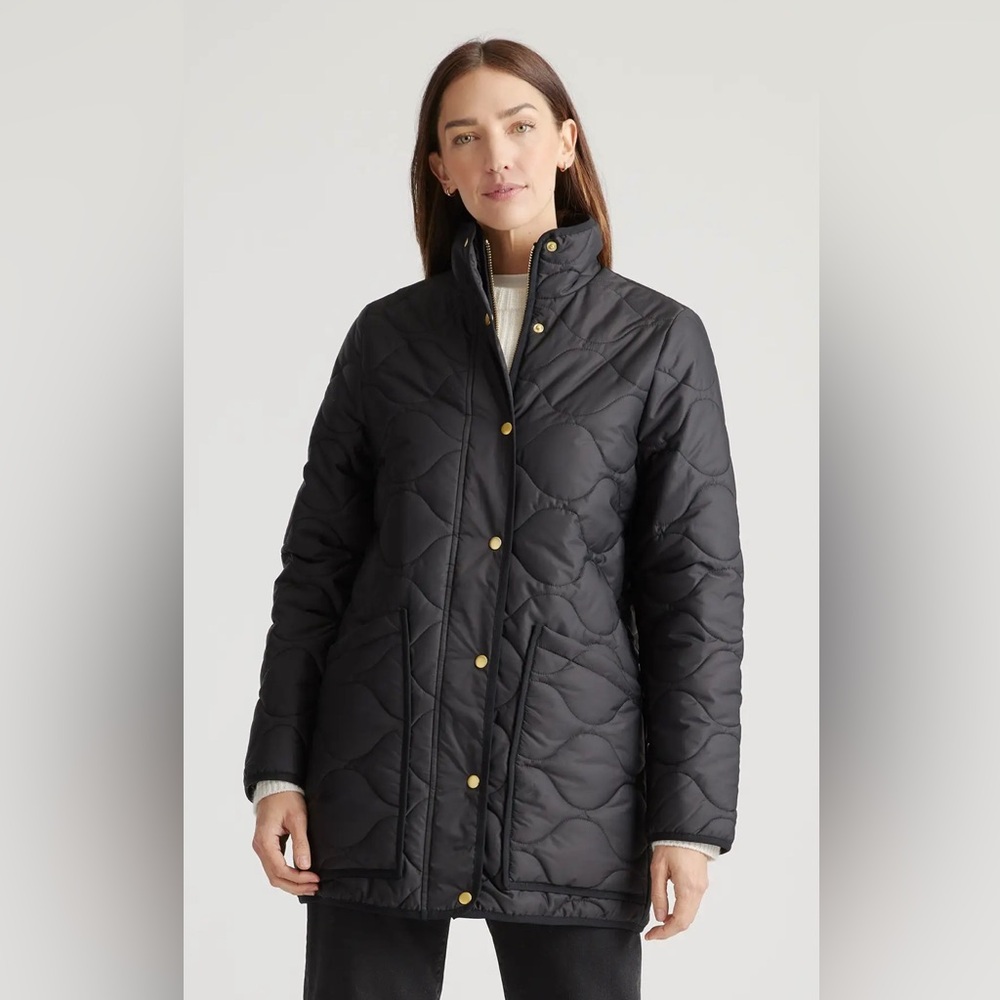 Quince Featherless Quilted Long Puffer Jacket